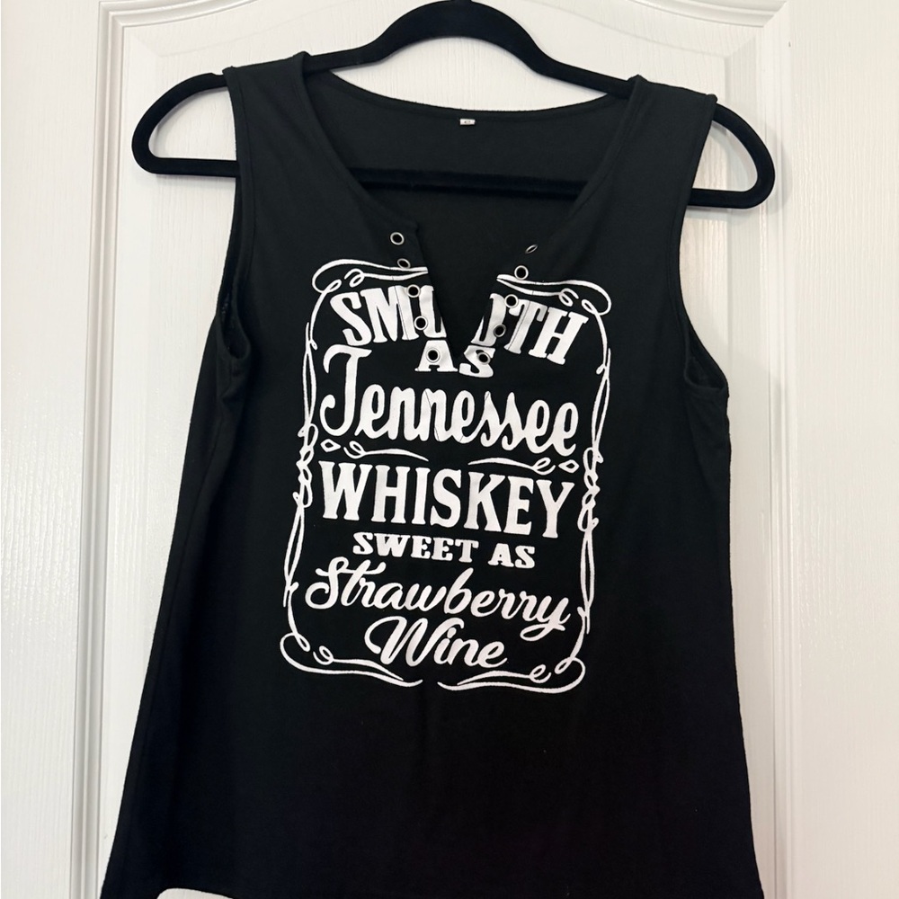 Black Graphic Women's Top